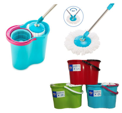 Foto de Set Trapeador Escurridor Gigante Magico Reyplast 23.1ltrs 48.1Lx28.5ANx30.8ALcms (1)
