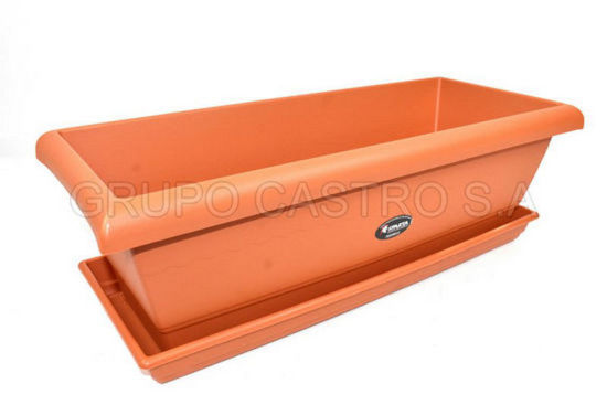 Foto de Maceta rectang  c/plat (24)  terracota 0127