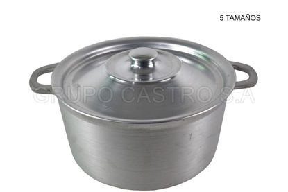 Foto de OLLA FUNDIDO ALTA TAPA  ALUMINIO