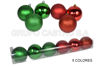Foto de SET 6 ESFERAS NAVIDEÑAS 8CMS
