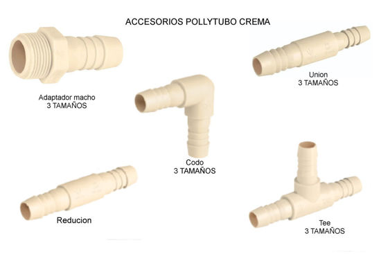 Foto de Codo  Pollytubo  crema