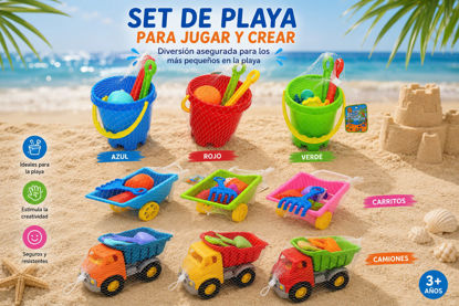Foto de Set playa  piezas Cubeta