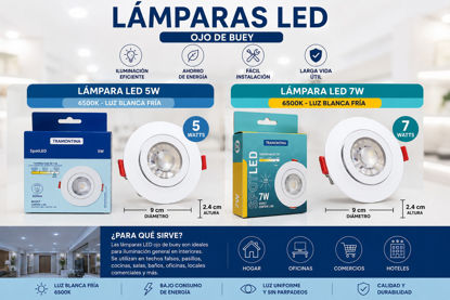 Foto de Lampara Led ojo buey Tramontina