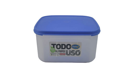 Foto de HERMETICO CUADRADO PEQ#1 (2.6LTR) 30868 ARANDANO 21X21X11 CMTACOPLAST PLASTICO