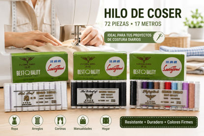 Foto de HILO COSER CAJITA 72 PCS