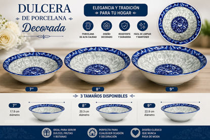 Foto de DULCERA PORCELANA DECORADA