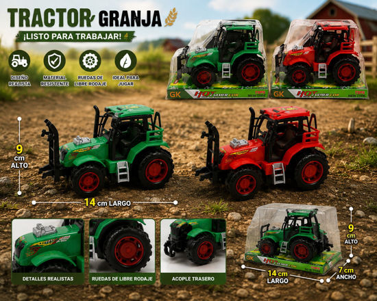 Foto de Tractor Granja 14largx9 alt cms 628 GET05-16 (216)