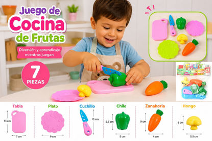 Foto de JUEGO COCINA/FRUTAS 7 PZS FRUIT A4046 GET05-30 (240)